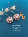 10 AD Diamond Party Wear Tops Earrings Wholesale Shop In Surat
